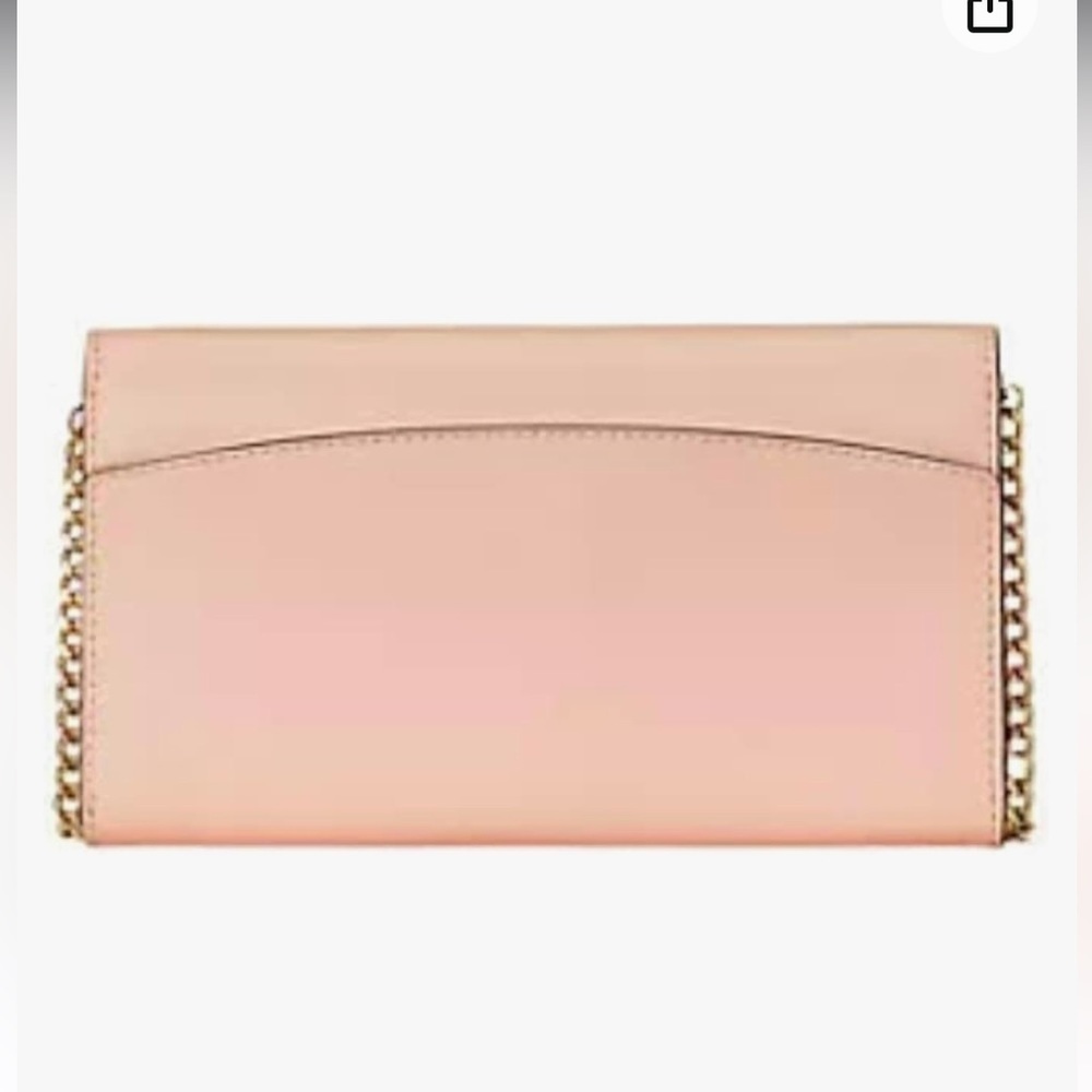 Kate Spade  Gemma wallet on a chain Crossbody bag  smooth leather  Violet  NWT - Picture 11 of 11